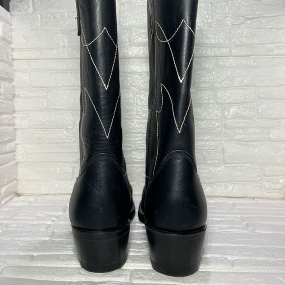 BLACK COWBOY BOOTS main image 10
